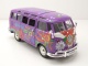 VW T1 Samba Bus Hippie Line lila Modellauto 1:25 1:24 Maisto