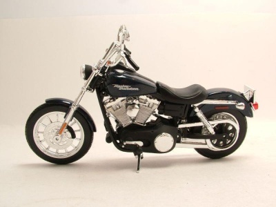 Harley Davidson FXDBI Dyna Street Bob 2006 dunkelblau metallic Modellmotorrad 1:12 Maisto