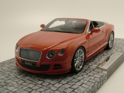 Bentley Continental GT Speed Cabrio 2014 orange metallic Modellauto 1:18 Minichamps