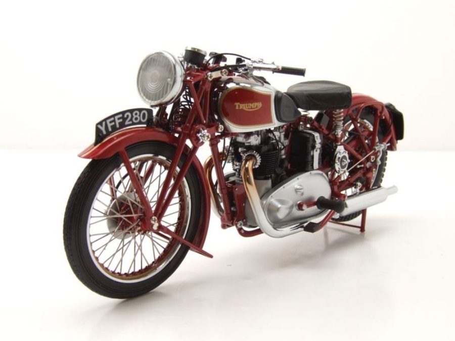 1/12 Minichamps 1939 Triumph Speed Twin (Red) Diecast Model