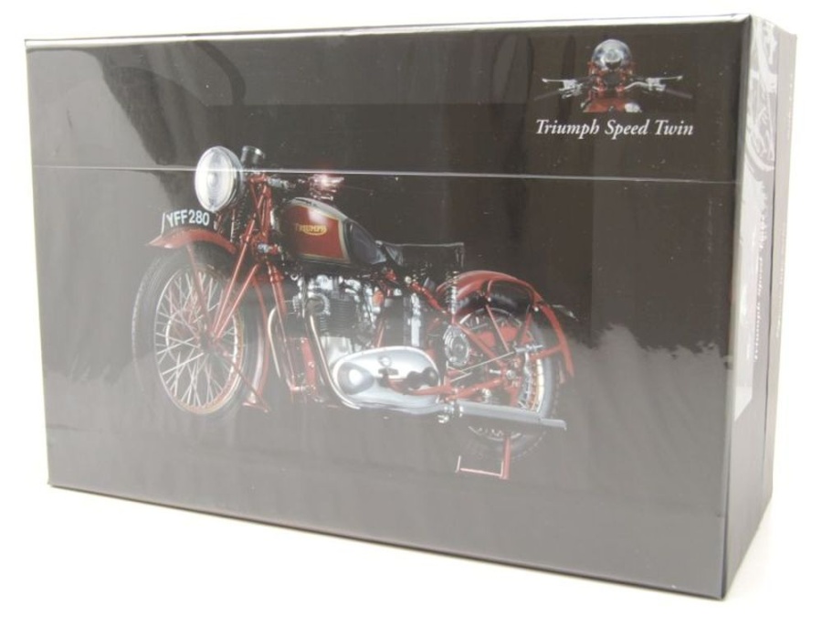 Modell Triumph Speed Twin 1939 rot Modellmotorrad 1:12 Minichamps