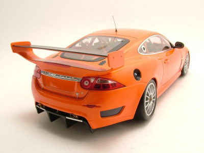 Jaguar XKR GT3 2008 orange Modellauto 1:18 Minichamps