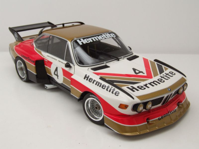 BMW 3.5 CSL Hermetite #4 Sieger 6h Silverstone 1976 Modellauto 1:18 Minichamps