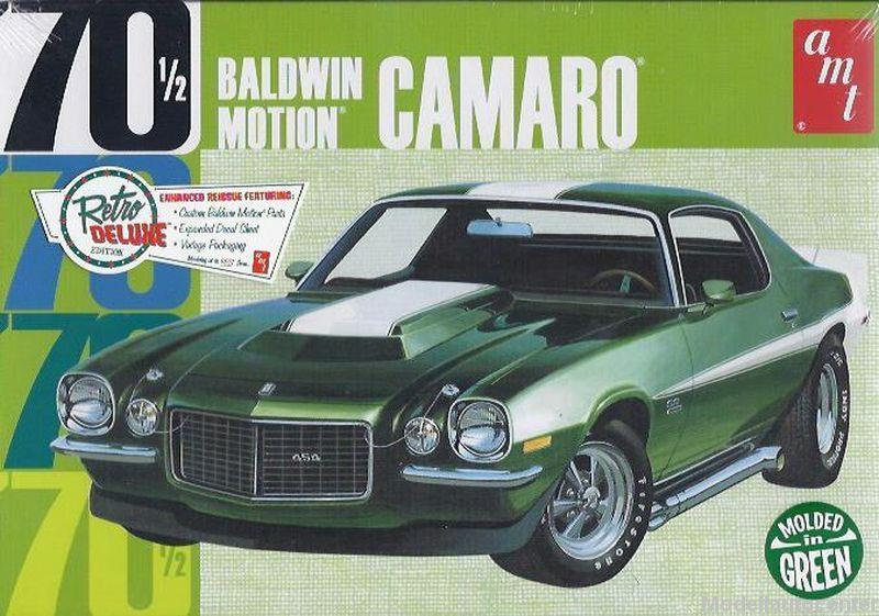 Chevrolet Camaro 1970 1/2 Baldwin grün Kunststoffbausatz Modellauto 1:25 AMT