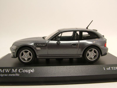 BMW M Coupe 2002 grau metallic Modellauto 1:43 Minichamps