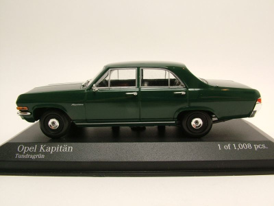 Opel Kapitän 1964 grün Modellauto 1:43 Minichamps