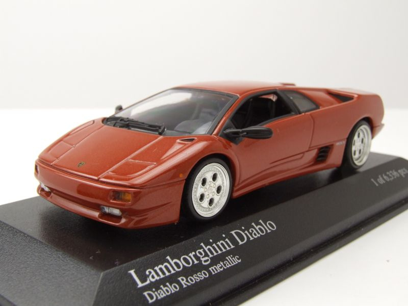 Lamborghini Diablo 1994 kupfer metallic Modellauto 1:43 Minichamps