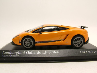 Lamborghini Gallardo LP570-4 Superleggera 2012 orange metallic Modellauto 1:43 Minichamps