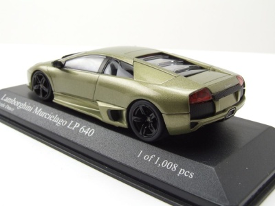 Lamborghini Murcielago LP640 2006 grün metallic Modellauto 1:43 Minichamps