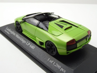 Lamborghini Murcielago LP640 Roadster 2007 grün Modellauto 1:43 Minichamps