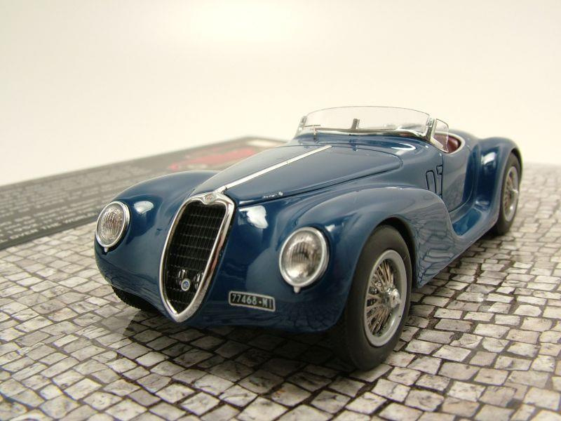 Alfa Romeo 6C 2500 SS Corsa Spider 1939 blau Modellauto 1:43 Minichamps