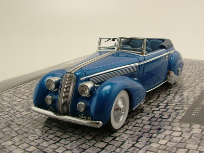 Lancia Astura Tipo 233 Corto 1936 blau metallic Modellauto 1:43 Minichamps