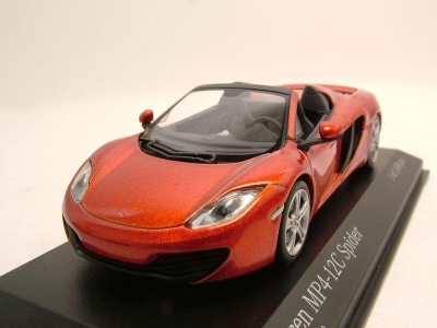 McLaren MP4 12C Spider 2012 orange metallic Modellauto...