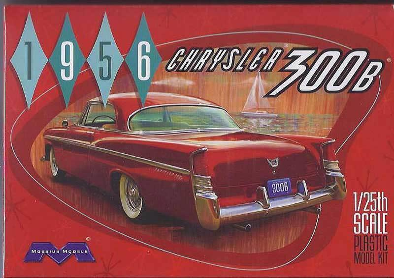 Chrysler 300 B 1956 Kunststoffbausatz Modellauto 1:25...