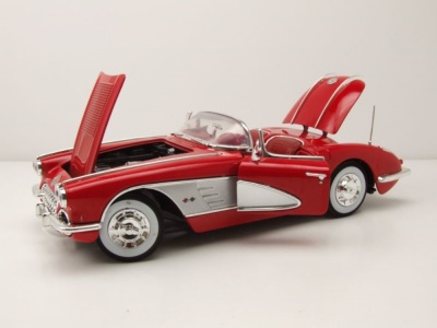 Chevrolet Corvette Cabrio C1 1958 rot Modellauto 1:18 Motormax