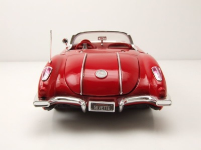 Chevrolet Corvette Cabrio C1 1958 rot Modellauto 1:18 Motormax