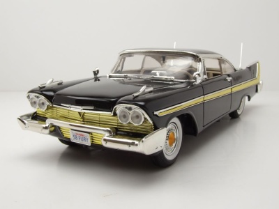 Plymouth Fury 1958 schwarz Modellauto 1:18 Motormax