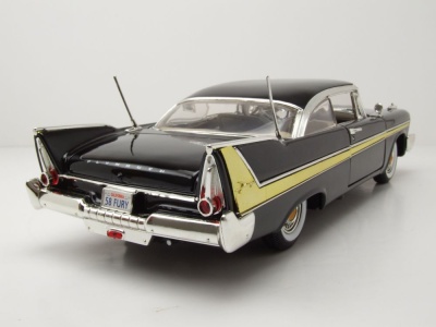 Plymouth Fury 1958 schwarz Modellauto 1:18 Motormax