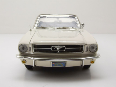 Ford Mustang Cabrio 1964 1/2 weiß Modellauto 1:18 Motormax