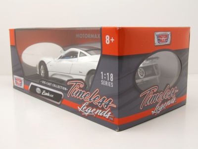 Pagani Zonda C12 2003 weiß Modellauto 1:18 Motormax