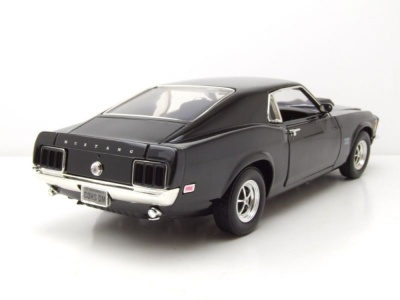 Ford Mustang Boss 429 1970 schwarz Modellauto 1:18 Motormax