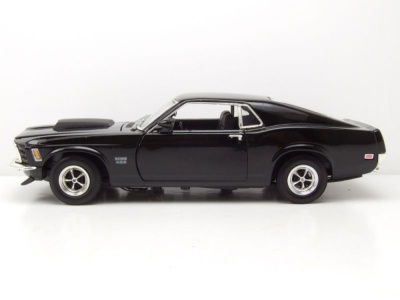 Ford Mustang Boss 429 1970 schwarz Modellauto 1:18 Motormax