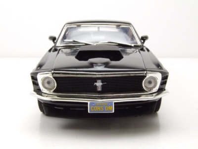 Ford Mustang Boss 429 1970 schwarz Modellauto 1:18 Motormax