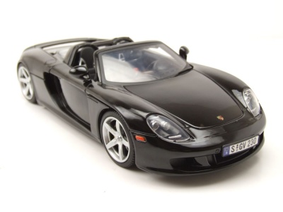 Porsche Carrera GT 2004 schwarz Modellauto 1:18 Motormax