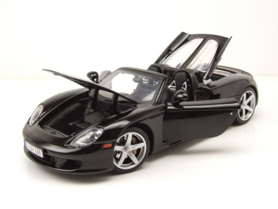 Porsche Carrera GT 2004 schwarz Modellauto 1:18 Motormax