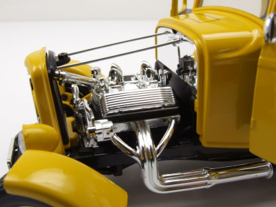 Ford Coupe 1932 American Graffiti Hot Rod gelb Modellauto 1:18 Motormax