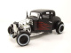 Ford 5-Window Coupe Hot Rod 1932 matt schwarz mit Flammen Modellauto 1:18 Motormax