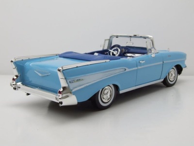 Chevrolet Bel Air Convertible 1957 hellblau Modellauto...