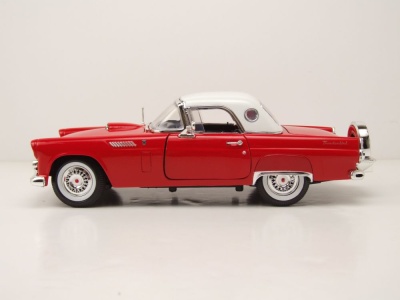 Ford Thunderbird Hardtop 1956 rot weiß Modellauto 1:18 Motormax