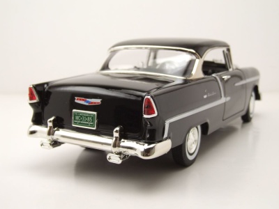 Chevrolet Bel Air Hardtop 1955 schwarz Modellauto 1:18 Motormax