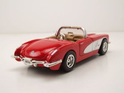 Chevrolet Corvette C1 1959 rot Modellauto 1:24 Motormax