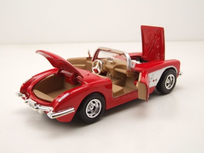 Chevrolet Corvette C1 1959 rot Modellauto 1:24 Motormax