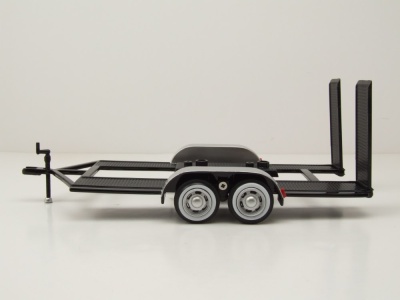 Trailer Anhänger aus Metall für 1:24 Modelle Motormax