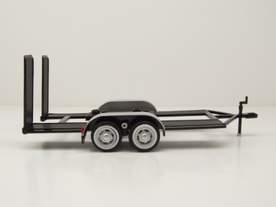 Trailer Anhänger aus Metall für 1:24 Modelle Motormax