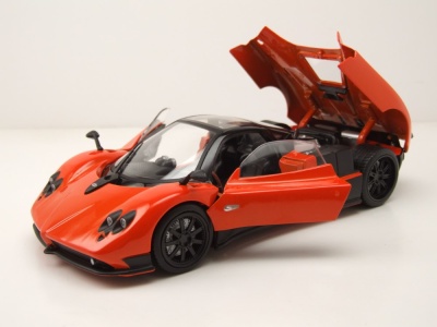 Pagani Zonda F 2008 orange schwarz Modellauto 1:18 Motormax