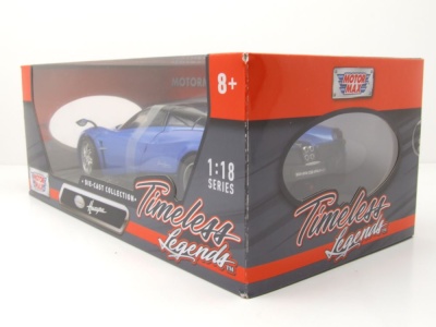 Pagani Huayra 2011 blau metallic Modellauto 1:18 Motormax