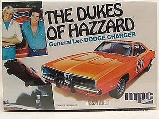 Dodge Charger 1969 General Lee The Dukes of Hazzard Kunststoffbausatz Modellauto 1:25 MPC