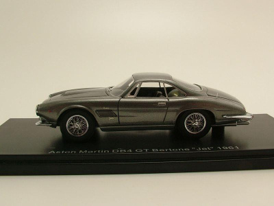 Aston Martin DB4 GT Bertone "Jet" 1961 grau metallic Modellauto 1:43 Neo Scale Models