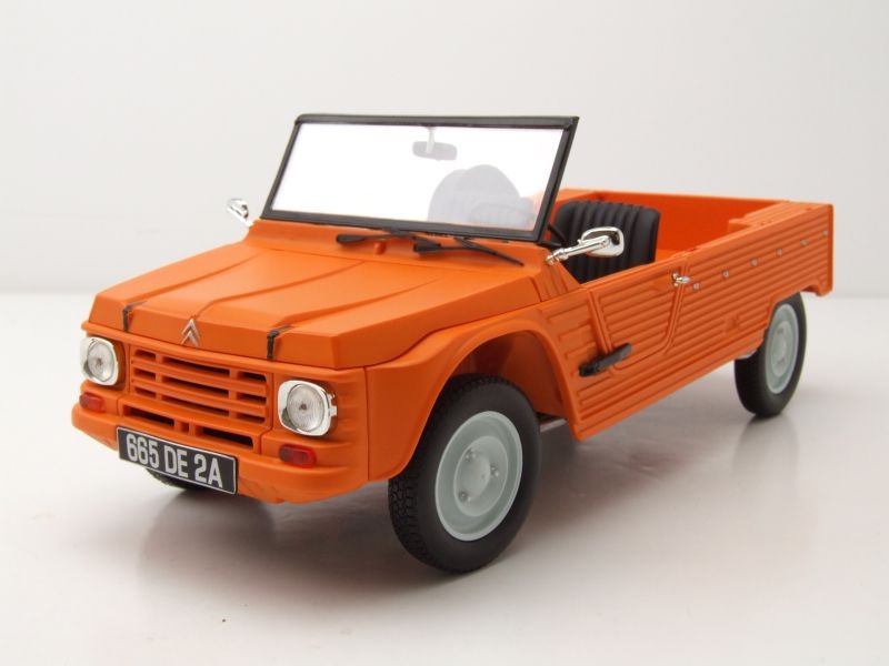 Citroen Mehari 1983 orange schwarz Modellauto 1:18 Norev