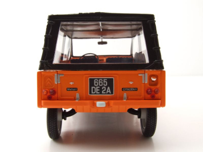 Citroen Mehari 1983 orange schwarz Modellauto 1:18 Norev