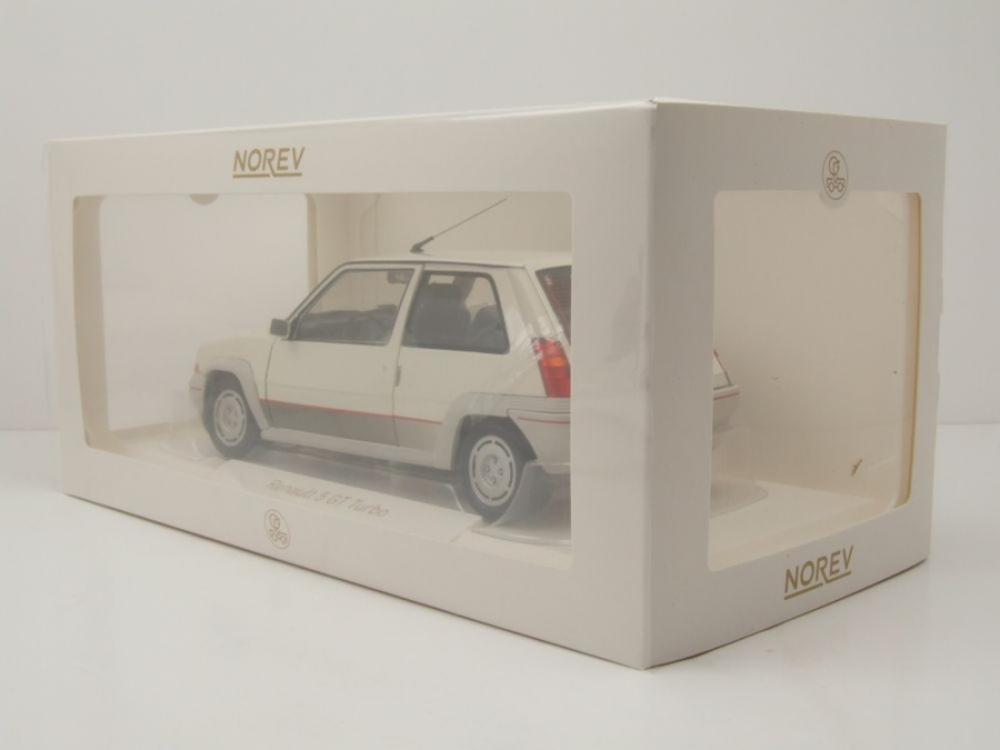Modellauto Renault 5 Supercinq GT Turbo Phase 1 1985 weiß metallic