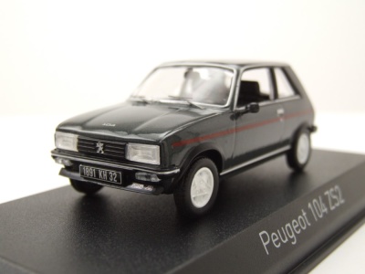 Peugeot 104 ZS2 1979 dunkelgrau metallic Modellauto 1:43...