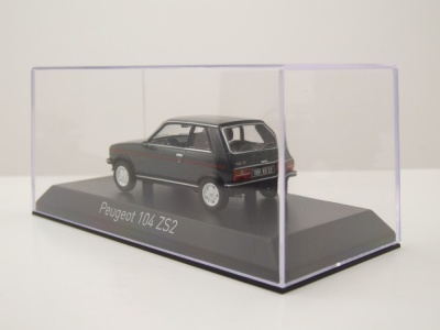 Peugeot 104 ZS2 1979 dunkelgrau metallic Modellauto 1:43 Norev