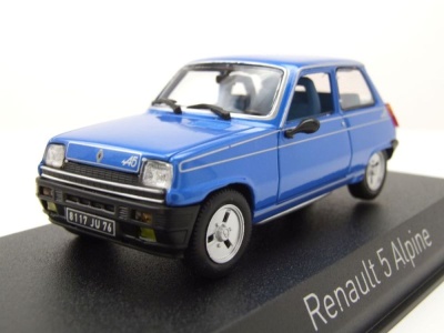 Renault 5 Alpine 1977 blau metallic Modellauto 1:43 Norev