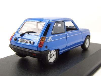 Renault 5 Alpine blau metallic Modellauto 1:43 Norev