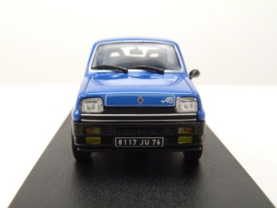 Renault 5 Alpine blau metallic Modellauto 1:43 Norev